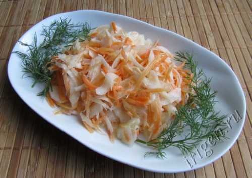 Рецепты салата из редьки и моркови, секреты