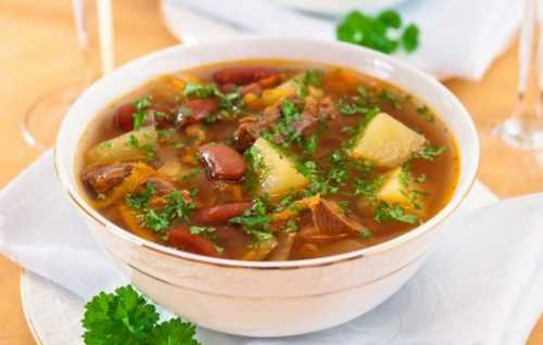 Рецепты супа с мясом и картошкой, секреты выбора
